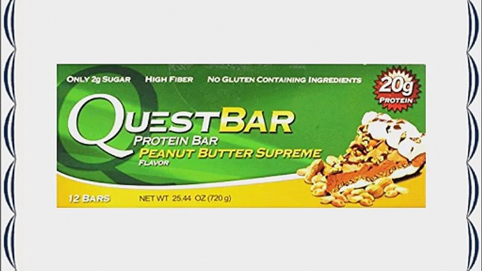 Quest Nutrition Quest Proteinriegel Geschmacksrichtung Peanut Butter Supreme 12 Riegel ? 60