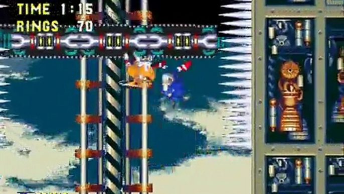 Sonic The Hedgehog 3 & Knuckles (Sega MD / Genesis) - (Sonic & Tails | Death Egg Zone - Act 2)