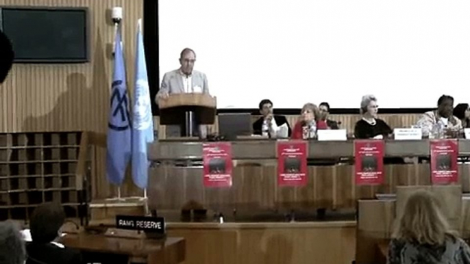 Intervention de Jean Bricmont à l'Unesco