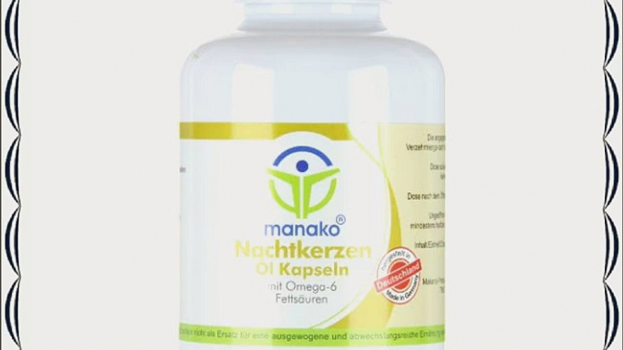 Manako Nachtkerzen?l Kapseln 400 St?ck 1er Pack (1 x 272 g)