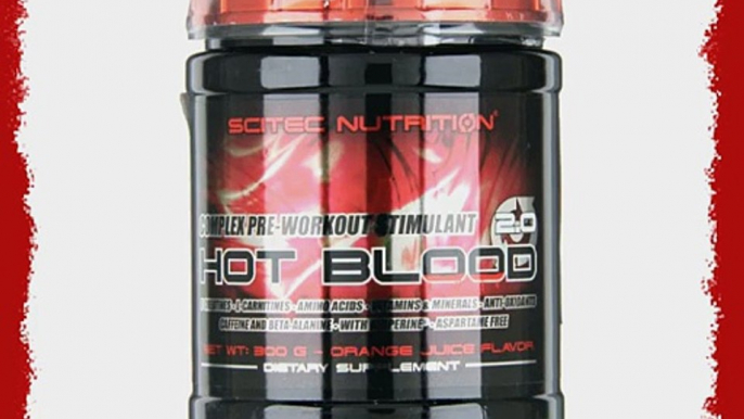 Scitec Nutrition Hot Blood 3.0 Orange Juice 1er Pack (1 x 300 g)