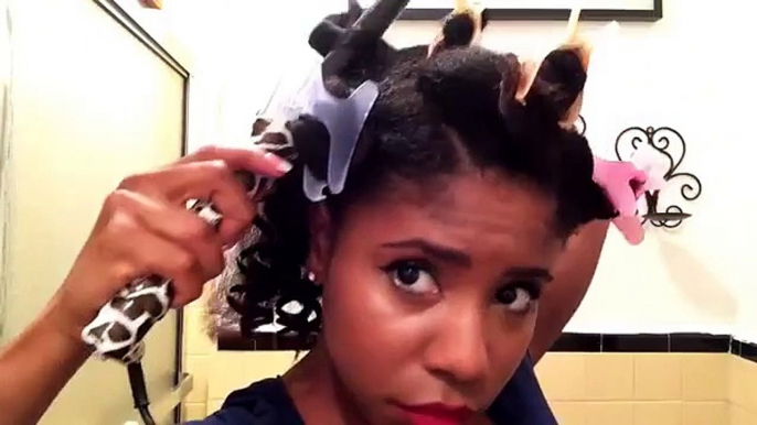 Perfect Wand Curls on Natural Hair