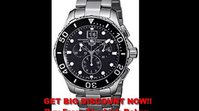 REVIEW TAG Heuer Men's CAN1010BA0821 Aquaracer Stainless Steel Chronograph Watch