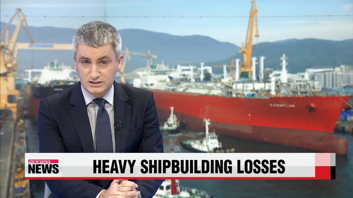 Korea's 3 top shipbuilders post record losses on offshore facilities