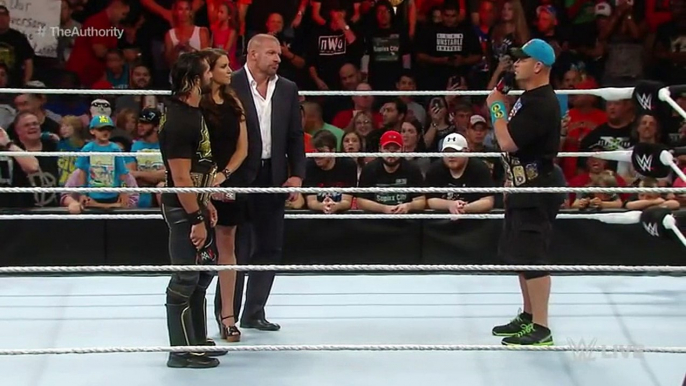 The Authority kicks off the night- Raw, July 27, 2015