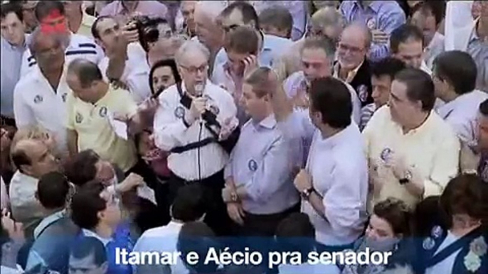 Jingle com Serra, Anastasia, Aécio e Itamar em Minas Gerais