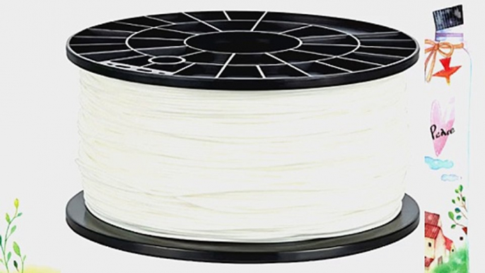 NuNus PLA Filament 1kg f?r 3D Drucker MakerBot RepRap MakerGear Ultimaker uvm. (wei? 1.75mm)