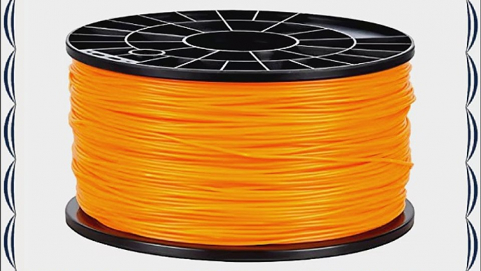 NuNus ABS Filament 1kg f?r 3D Drucker MakerBot RepRap MakerGear Ultimaker uvm. (orange 175mm)