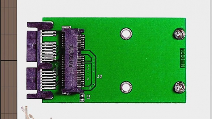 M-ware? Mini PCIe mSata SSD 52pin zu 46cm (18') Micro SATA SSD Festplatte HDD Adapter ID13112