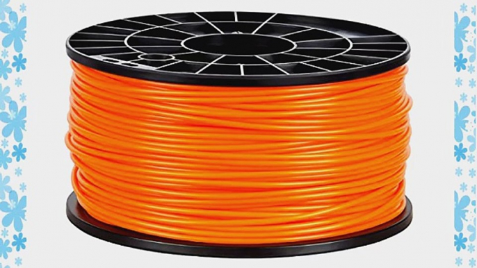 NuNus PLA Filament 1kg f?r 3D Drucker MakerBot RepRap MakerGear Ultimaker uvm. (orange 3.00mm)