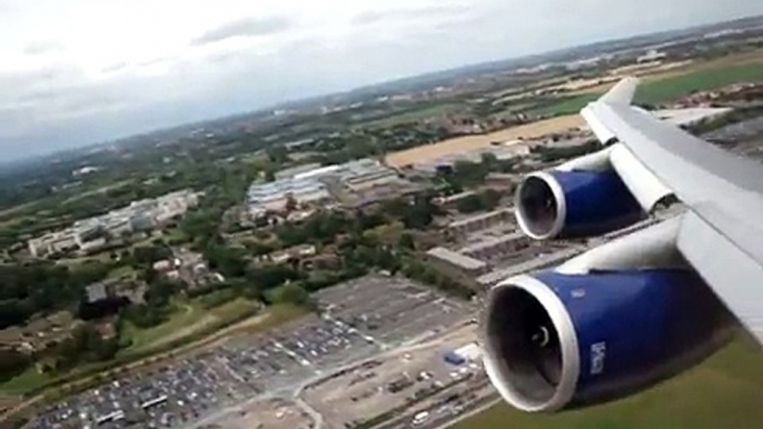 British Airways Boeing 747-400 Takeoff from LHR