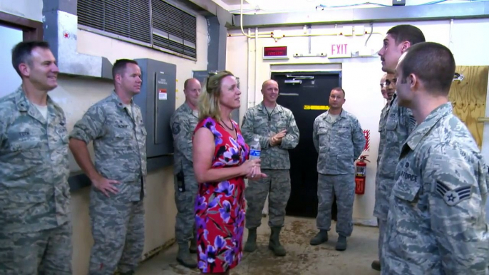 The Secretary of the Air Force Visits Andersen Air Force Base