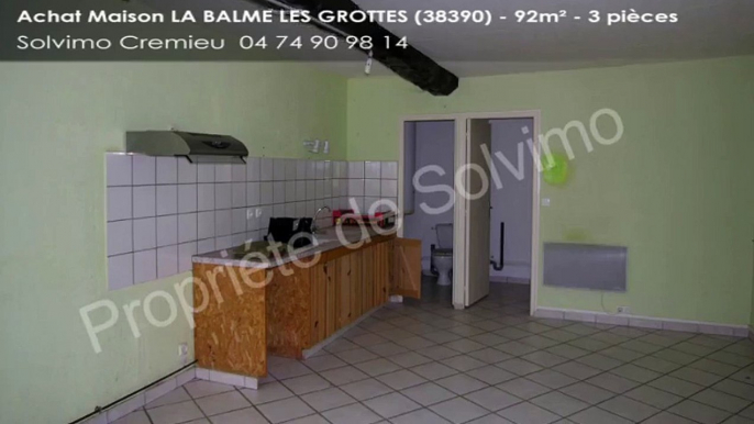 A vendre - maison - LA BALME LES GROTTES (38390) - 3 pièces - 92m²