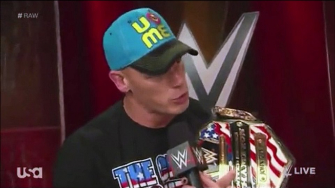 Renee Young interviews John Cena (27/7/15)