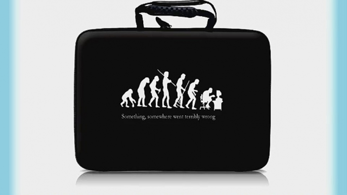 Luxburg? Design Hardcase Laptoptasche Notebooktasche f?r 142 Zoll Motiv: Nerd Evolution