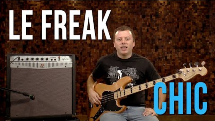 Chic - Le Freak (como tocar - aula de contra-baixo)