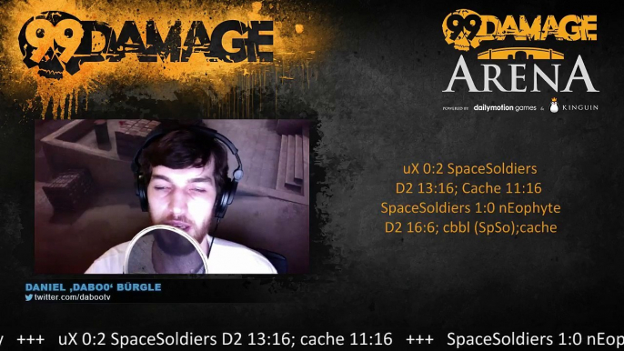 dabo0 - 99DMG Arena #10: uX vs Space Soldiers @18CEST + the winner vs nEophyte @21CEST (REPLAY) (2015-07-28 21:31:59 - 2015-07-28 23:56:29)