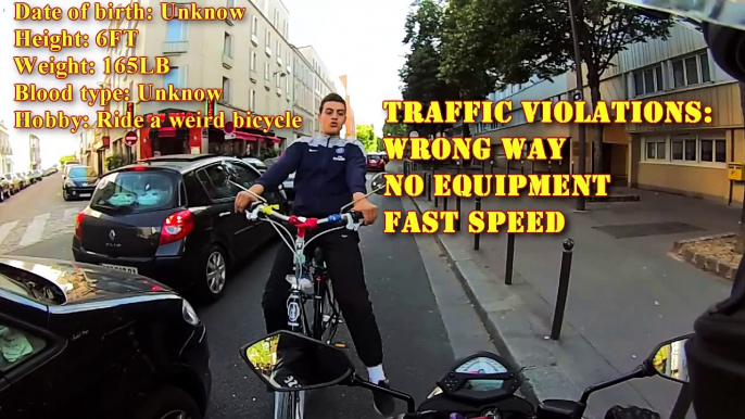 ROAD RAGE ★ STREET RETARD FIGHTER: Street Fighter, Motorcycle, Close Call, Paris, Retard