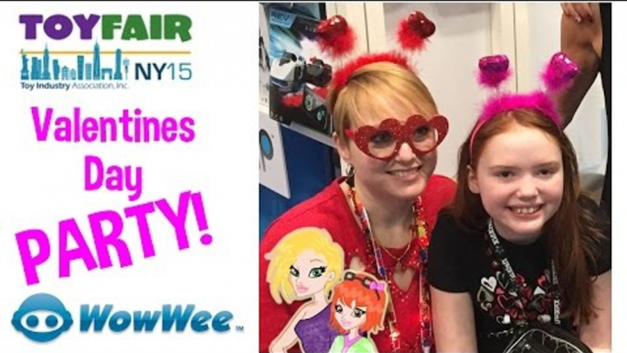 Gracie Goes to Toy Fair NYC Day 1 : WowWee Valentines Day Party!