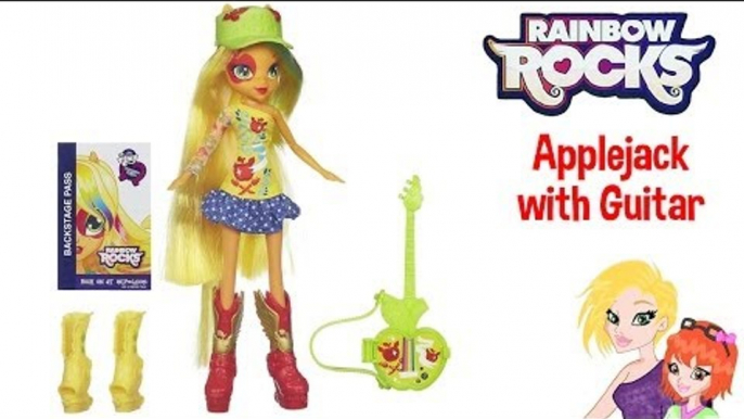 My Little Pony Equestria Girls Rainbow Rocks Applejack Doll with Guitar Review