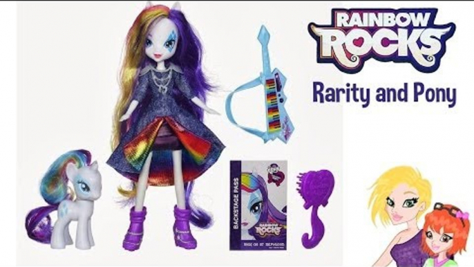 My Little Pony Equestria Girls Rainbow Rocks Doll & Pony Set Rarity