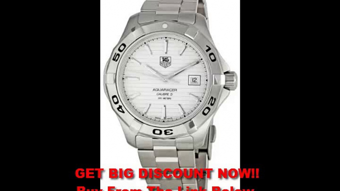 SPECIAL PRICE TAG Heuer Men's THWAP2011BA0830 Aqua Racer Analog Display Swiss Automatic Silver Watch