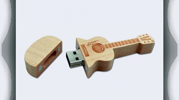 818-TEch No17500050064 Hi-Speed 2.0 USB-Sticks 64GB Musikinstrument Gitarre Holz