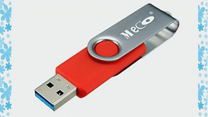 MECO 32GB Drehbar USB 3.0 Stick Speicherstick Memory U Disk Flash Driver Farbauswahl