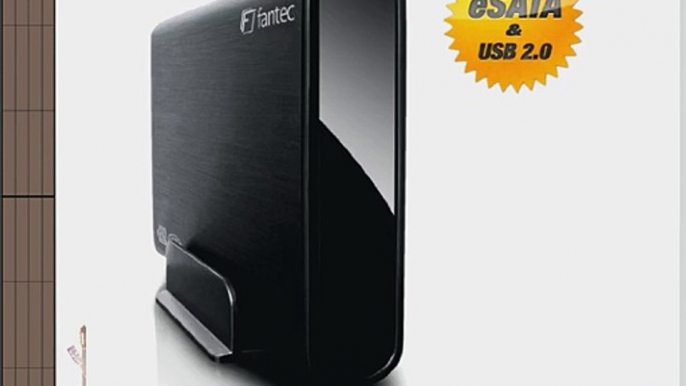 Fantec DB-ALU2e 15TB externe Festplatte (89 cm (35 Zoll) SATA USB 2.0) schwarz