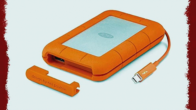 LaCie Rugged Thunderbolt externe Festplatte 1TB (63 cm (25 Zoll) USB 3.0) mit integrated Thunderbolt