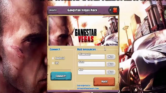 Gangstar Vegas Hack  Gangstar Vegas Cheats  Diamonds Cash  Keys