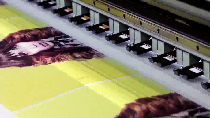 Digital Textile Printing - Mimaki JV33 DFP Digital Fabric Textile Printer