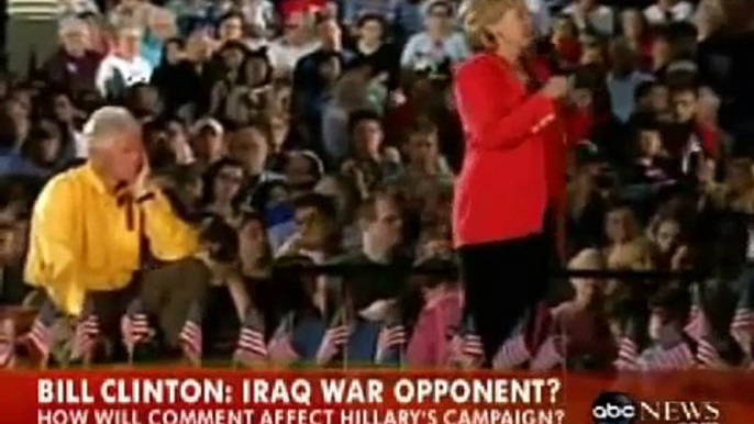 Bill Clinton Flip Flops & Hillary Clinton Flip Flops