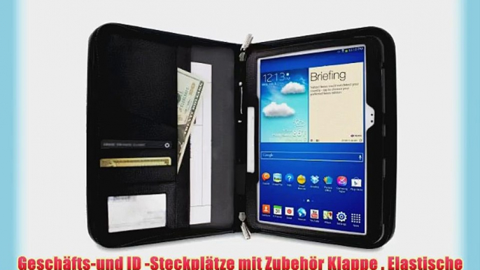 rooCASE Samsung GALAXY Tab 4 10.1 / GALAXY Tab 3 10.1 H?lle Case - Ledertasche schutzh?lle