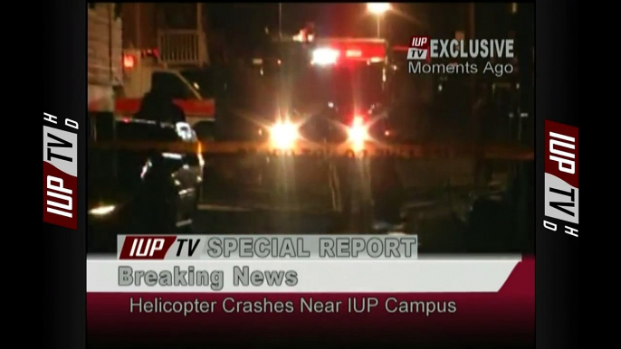 Campus PD Helicopter Crash (IUP-TV Report)