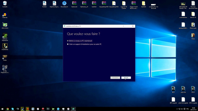 Lancer la mise a jour vers Windows 10 Manuellement (Code d'erreur) | Tutoriel Windows 10