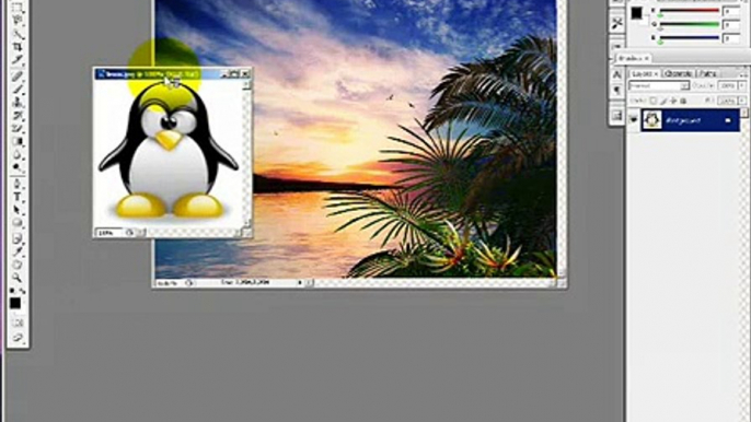 Como fazer uma Montagem adobe fotoshop CS3 I Dk