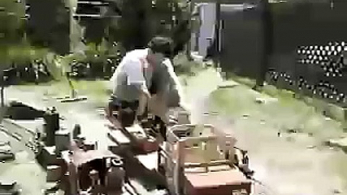 Ride behind a pair of gauge one live steam locomotives