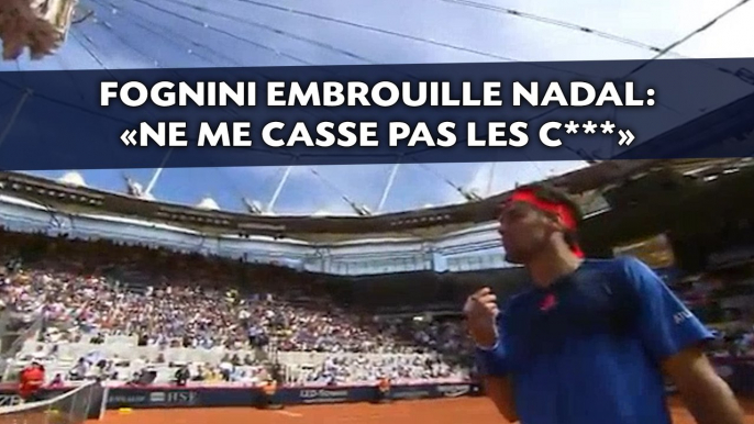 Fabio Fognini embrouille Rafael Nadal: «Ne me casse pas les c***»