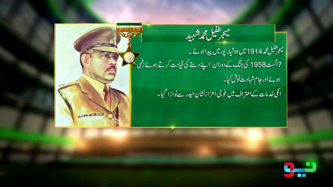 Nishan E Haider - Major Tufail Muhammad Shaheed