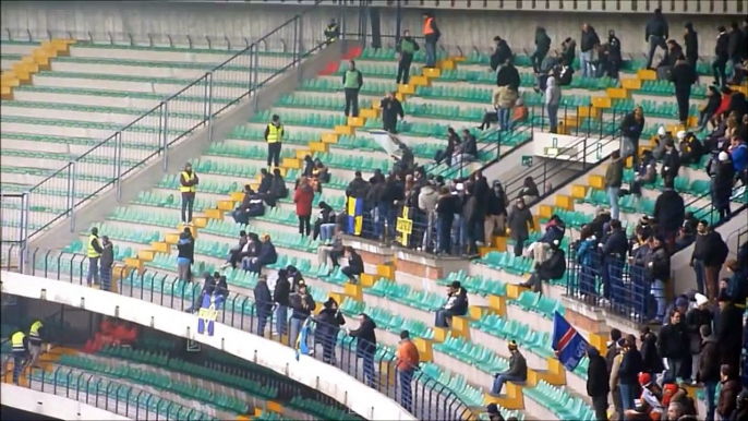 Ultras Verona vs. Ultras Juve Stabia.