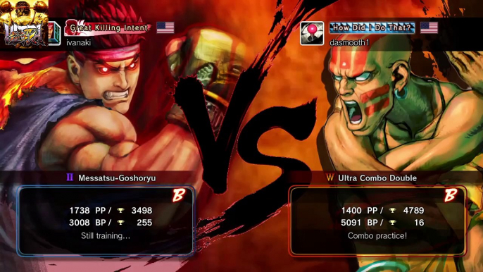 ULTRA STREET FIGHTER IV_Evil Ryu vs. Dhalsim