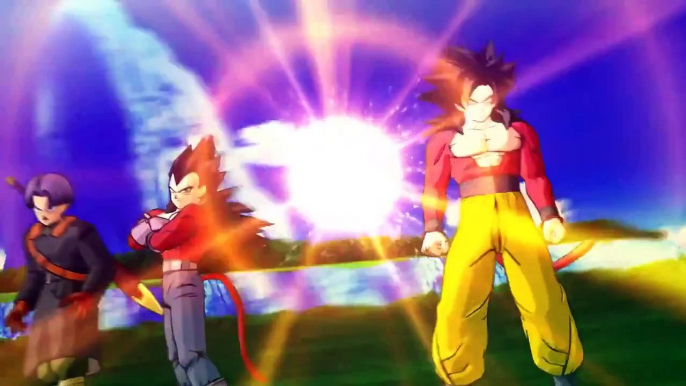 Dragon Ball Heroes Gogeta SSJ4 Vs Evil Bardock / XTreme Zeta