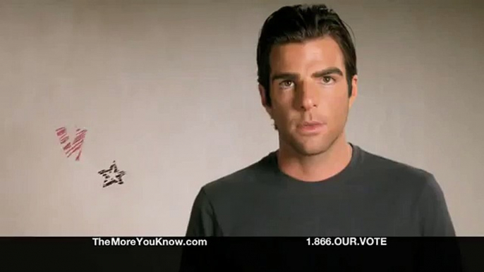 The More You Know Voting PSA with Zachary Quinto from NBC's Heroes