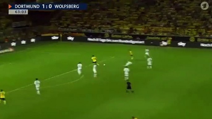 Pierre-Emerick Aubameyang Goal - Borussia Dortmund vs Wolfsberger 2-0