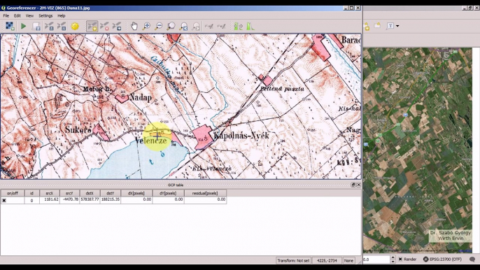 QGIS 2.8 Video 2: Raster georeferencing