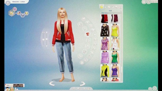 Create a sim; Tumblr-ish Girl (sims 4)