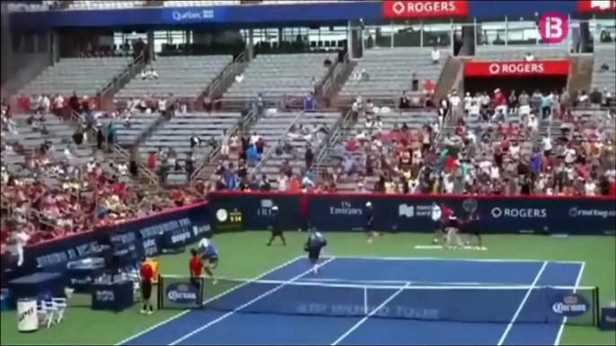 Rafael Nadal Practice in Montreal. 7 Aug 2015