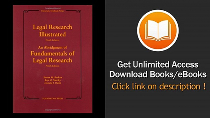 [Download PDF] Legal Research Illustrated 9th Edition