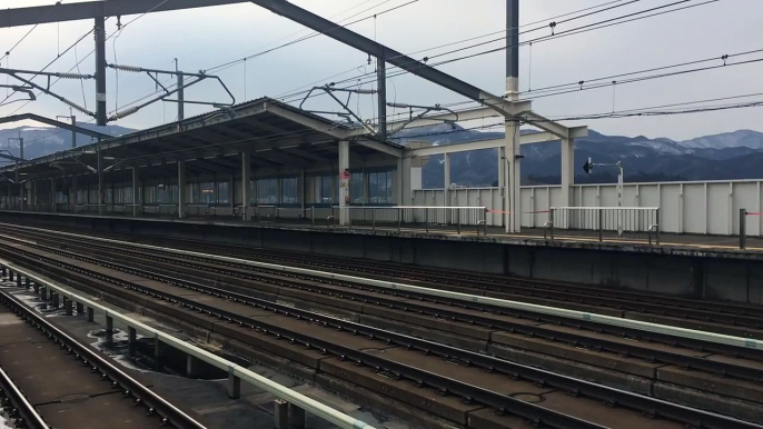 【鉄道動画】白石蔵王駅にて　E6系「こまち」+E5系「はやぶさ」通過シーン
